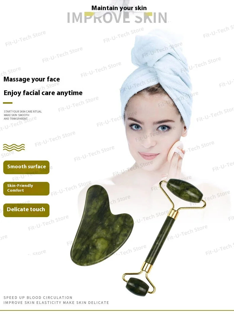 Face Stone Jade Roller Massager